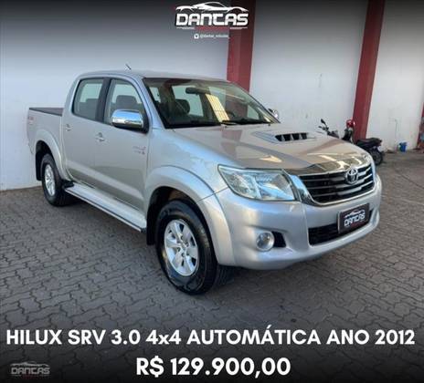 TOYOTA HILUX 3.0 SRV 4X4 CD 16V TURBO INTERCOOLER DIESEL 4P AUTOMÁTICO TOYOTA HILUX 3.0 SRV 4X4 CD 16V TURBO INTERCOOLER DIESEL 4P AUTOMÁTICO
